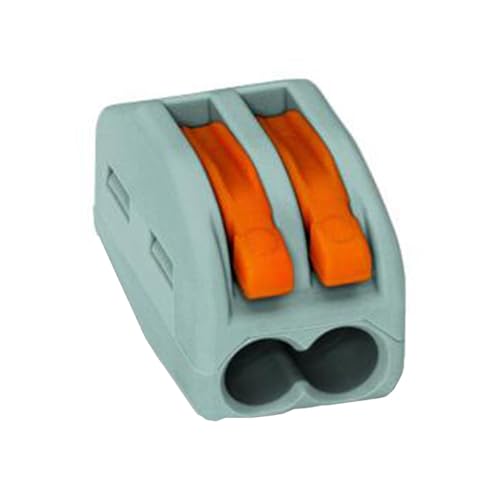 Conector de cable 222-412 soluciona el espacio reducido en cajas eléctricas empotradas