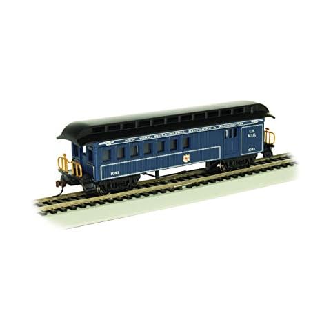 Bachmann Old-Time Combine Car - B&O Royal Blue - HO Scale Cover