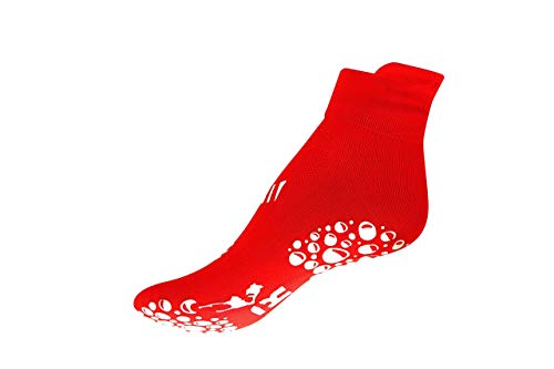 R-evenge, Chaussettes de natation antidérapantes pour enfants Bleu Taille M (30-34), Rot, M Cover