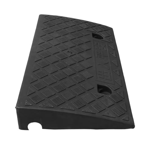 Rampa Plástica Para Bordillo Vehículos 50x27x9 cm Negra