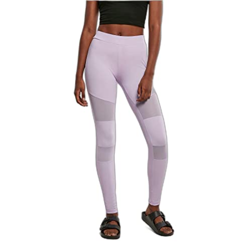 Urban Classics Mallas Para Mujer Tech Mesh Leggings Mujer, Lilac, L