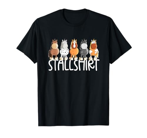 Frauchens Stallshirt Pferde Sprüche I Pferdemotiv Reiter Fun T-Shirt