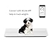 unipaws Digital Pet Scale MAX 220lbs with Bluetooth App, Medium-Small Veterinary Scale for Dogs Cats, Baby Scale with 3 Weighing Modes, Lbs, Kg, St, 27 x 13 Inches LCD Platform Scale