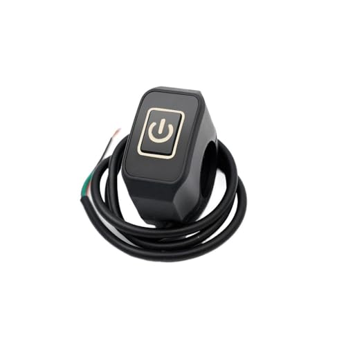 Interrupteur de klaxon moto pour remplacer un bouton de guidon usé LED