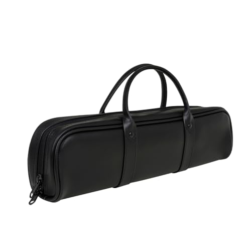 FUNOMOCYA Musical Instrument Bag Flute Outer Case Flute Accessories Storage Case Lightweight Premium Leather Texture