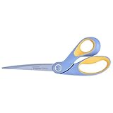 Westcott ExtremEdge Adjustable Tension Titanium Bonded Scissors, 9' Bent, Gray