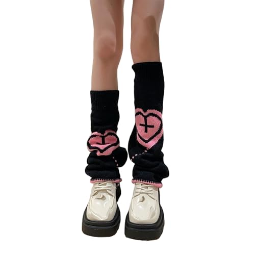 Image of Goth Leg Warmers Women Cute Y2k Harajuku Punk Rave Emo Grunge Winter