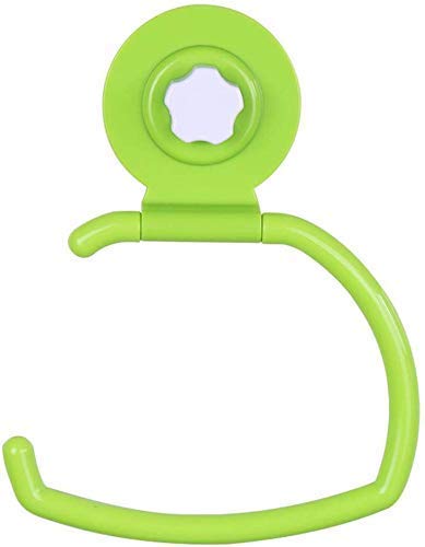 Preisvergleich Produktbild APcjerp Badezimmer Toilettenpapierhalter Saugnapf Papierhandtuchhalter Toilettenpapierhalter ohne Viskose, blau, Nahtlose (Color : Green)