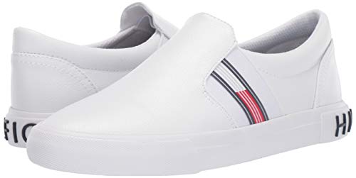 Tommy Hilfiger Womens Fin Sneaker, White Multi Ll, 8.5 Us #TOP6