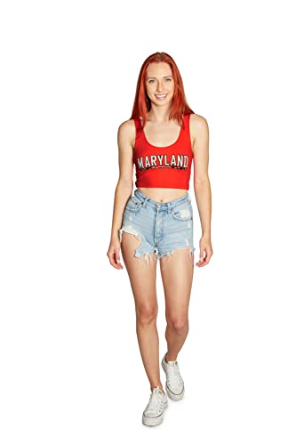 Image of Lojobands Women's College Gameday Outfit Tank Top Tailgate Crop Top One Size Fits Most