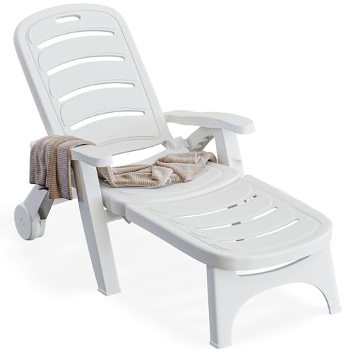 YITAHOME Folding Lounge on Wheels