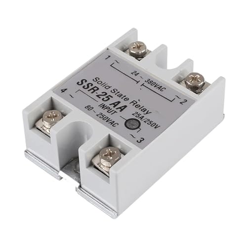 Relais de contrôle AC 80-280V SSR-25AA à commutation silencieuse