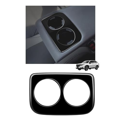 【GIKAKU】 フォレスター SL系(2025年4月~) アクセサリー 後席用ドリンクカップホルダーパネル 内装パーツ アクセサリー 取付け簡単 (ピアノブラック)