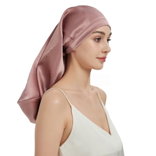 Bonnet de sommeil en soie pour dormir confortablement sans abîmer ses boucles