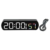 Format 12/24 heures : avec la conversion du format 12/24 heures, l'horloge offre une flexibilité d'affichage de l'heure selon vos préférences personnelles.