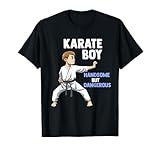 boy karate - kid karate fighter arti marziali maglietta