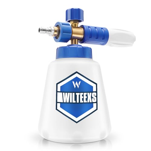 WILTEEXS Snow Foam Lance with 1L Capacity, Blue