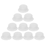 IWOWHERO Lot de 10 Joints en Silicone pour Soupapes à Flotteur D’Autocuiseur Pièces Détachées Semi-Transparentes Résistantes à la Chaleur Compatibles Autocuiseurs Électriques