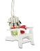 Cape Shore Tropical Beach Adirondack Chair Christmas Holiday Ornament
