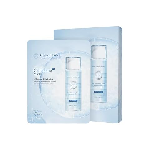 OxygenCeuticals Ceutisome BH Mask, pH Balancing and Hydrating Korean Sheet Mask, 6pcs/1box Cover