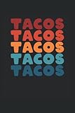  TACOS: Cuaderno punteado, Regular (6 \"x9\" (15,24 x 22,86 cm)), 120 páginas, papel crema, cubierta mate