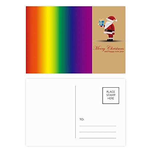 Cartes postales de Noël LGBT rainbow à offrir ou pour accompagner vos cadeaux