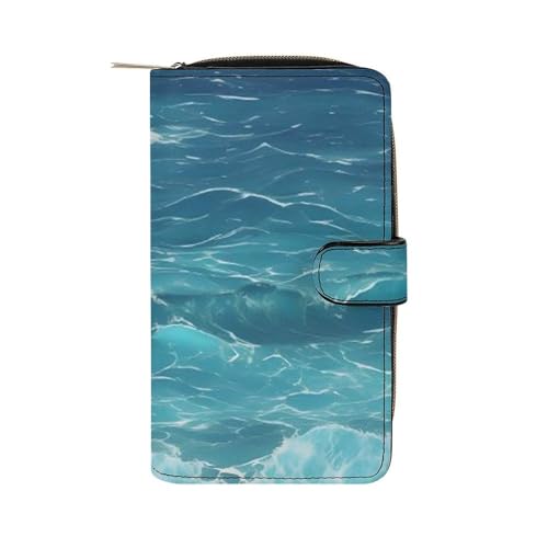 The Deep Ocean Wallet Multifunctional Wallets for Men Compact Wallet Purse Passport Bag
