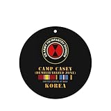7th Infantry Division Korea Cp Casey W SVC Car Air Freshener Card - Quick Odor...