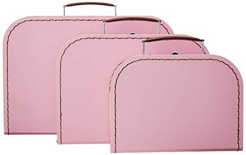 Cargo Vintage Travelers Mini Suitcases, Set of 3, Pink Blush