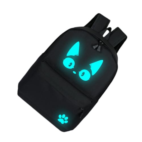 Sac à dos lumineux noir VALICLUD confortable pour élèves et courts voyages