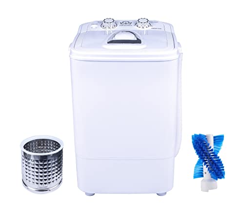 DMR Shoes Washing Machine DMR-SHB-46 (W2Yr) (Also suitable for cloths – 4.6 kg washing and 2 kg spin drying the cloths) Top Load Semi Automatic Portable Mini Size-White