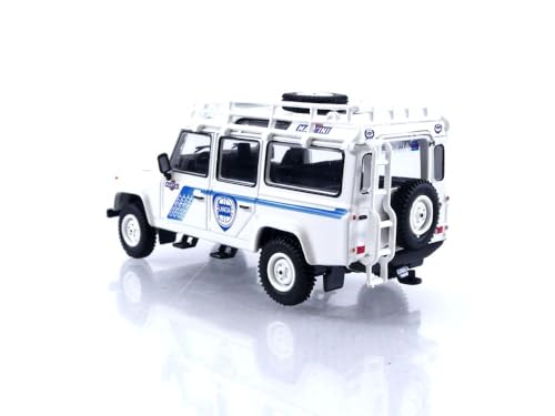 Mini GT 1/64 - Land Rover Defender 110 Martini Racing miniatura 4