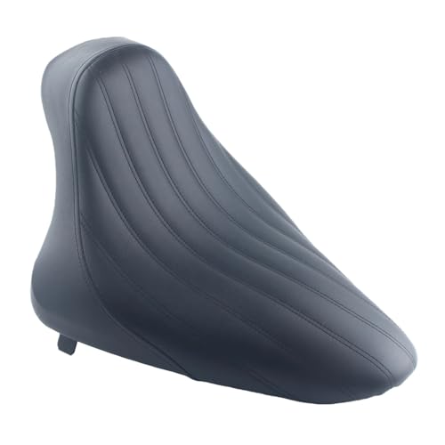 Asiento individual para motocicleta con espuma suave ergonómica para modelos FLST FXST