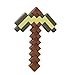 Mattel Minecraft Role-Play Battle Toy Accessory Collection with Pixelated Design, Gold Pickaxe