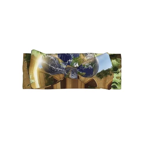 The Earth in the Mysterious Church Baby Headbands Soft Nylon Hairbands with Stretchy Bows Girls Hair Accessories for Newborn Infant Toddler Kids