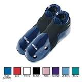 Century Student Sparring Boots for Children and Adults for Martial Arts Training (Blue, 5/6)