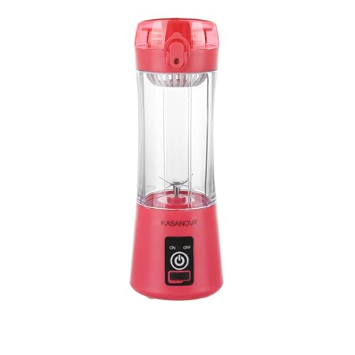 Kasanova Tragbarer Mixer Begonia Rot