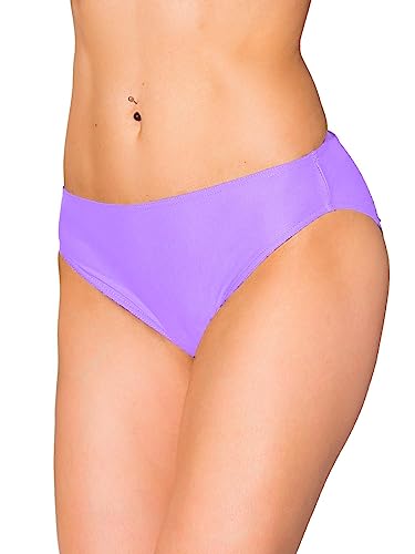 Aquarti Bragas de Bikini Clásica Cintura Estándar Mujer, Lila, 38