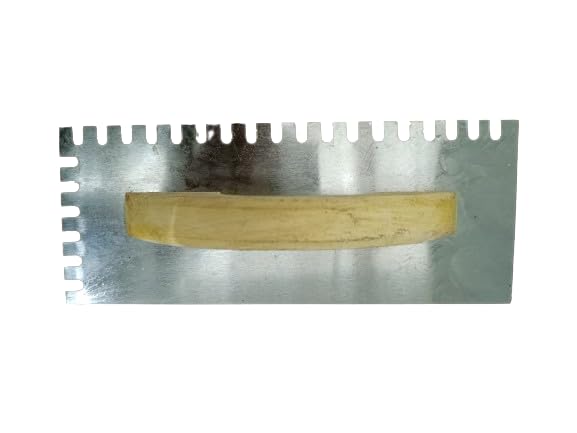 Notched Trowel (10 to 12 mm cut) | Adhesive Notched Trowels | Steel non-corrosive Trowel | Tile Adhesive Trowel (B08526QWMH) Amazon Price History, Amazon Price Tracker
