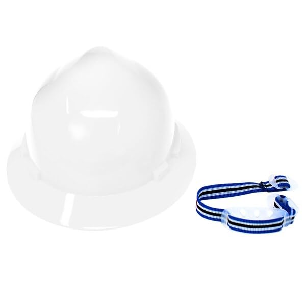 Full Brim Hard Hat, White, Mfr: BLSH-ESSU-HDPE-HH4W-A