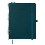 BEZEND Agenda 2026 2027 Settimanale Spirale A4 (28 x 22 cm) con Orario