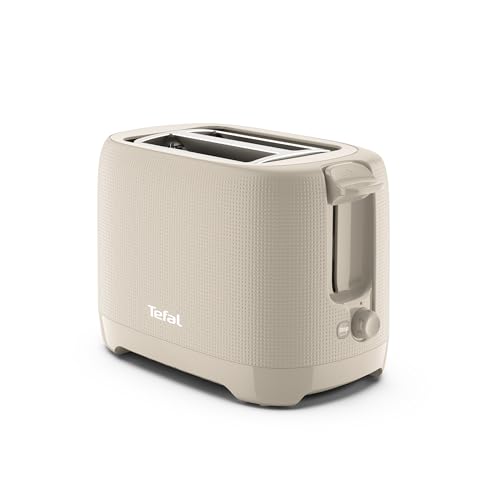Tefal Morning 2 Slice Toaster 850W Extra-Wide Slots Cream