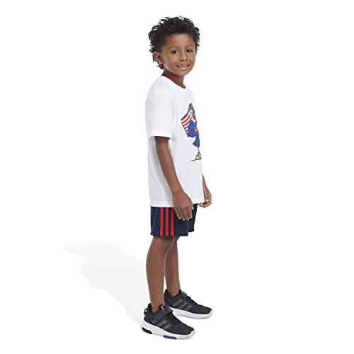 Image of adidas Baby Boy's Tee and Shorts Set (Infant)