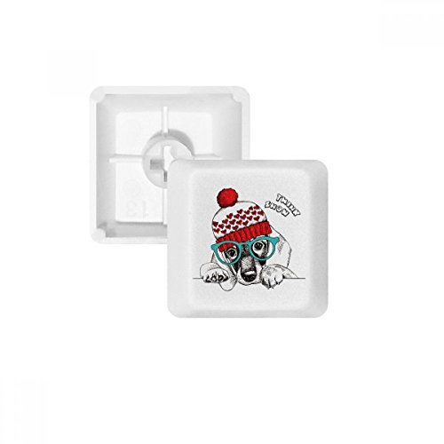 Clavier mécanique keycaps PBT au profil OEM blanc à motif aquarelle délicat
