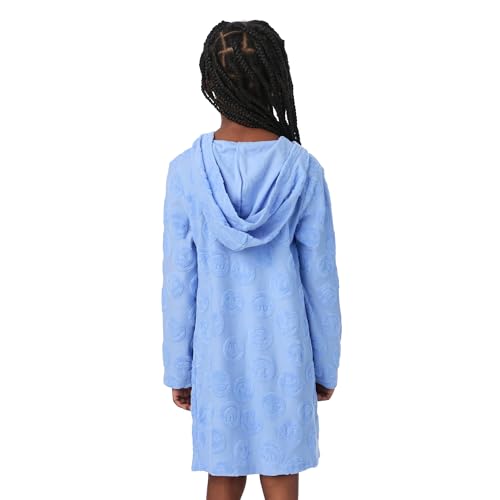Saint Eve Kids Girls Hooded Terry Cover-Up Dress Long Sleeve Pullover with Front Pocket Soft Terrycloth with Summer Graphics3