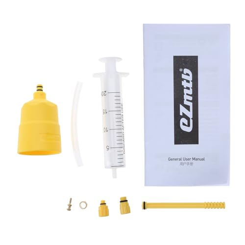 YROHGKPN Herramienta para engrasar frenos de disco de bicicleta Tapón de aceite profesional Embudo Kit de ventilación adecuado para líquido hidráulico mineral de