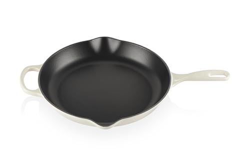Image of Le Creuset Enameled Cast Iron Signature Iron Handle Skillet, 11.75 inch, Meringue