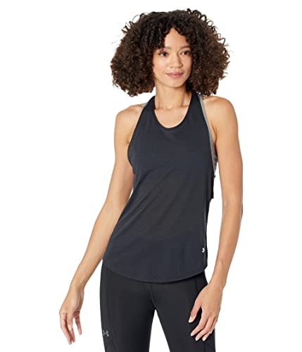 Under Armour Streaker Tank, Black (001)/Reflective, Medium