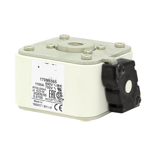 Fusible 170M6565 type européen à extrémité plate pour protection industrielle