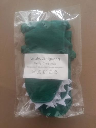 Linzhouzhiguang Unisex Novelty Shark Crocodile Shape Knit Socks - Winter Home Warm Floor Socks